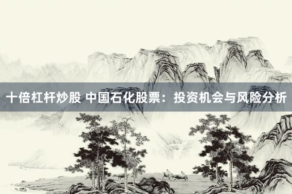 十倍杠杆炒股 中国石化股票：投资机会与风险分析